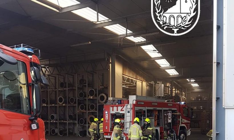 Požar v industrijskem objektu Požar v industrijskem objektu